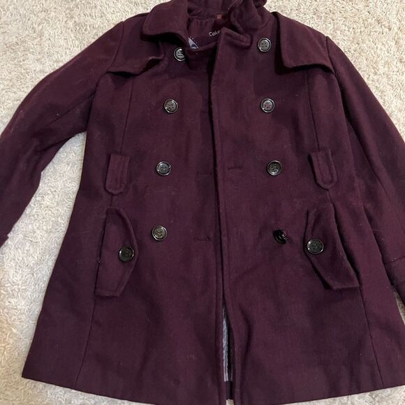 Calvin Klein Jacket Pea Coat Blazer size 6 - Picture 1 of 5